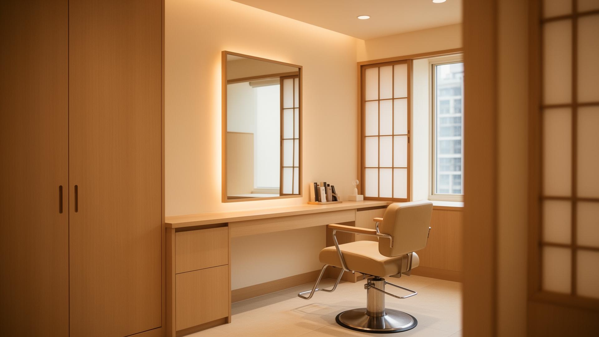 Salon Nozomi interior in Central Hong Kong